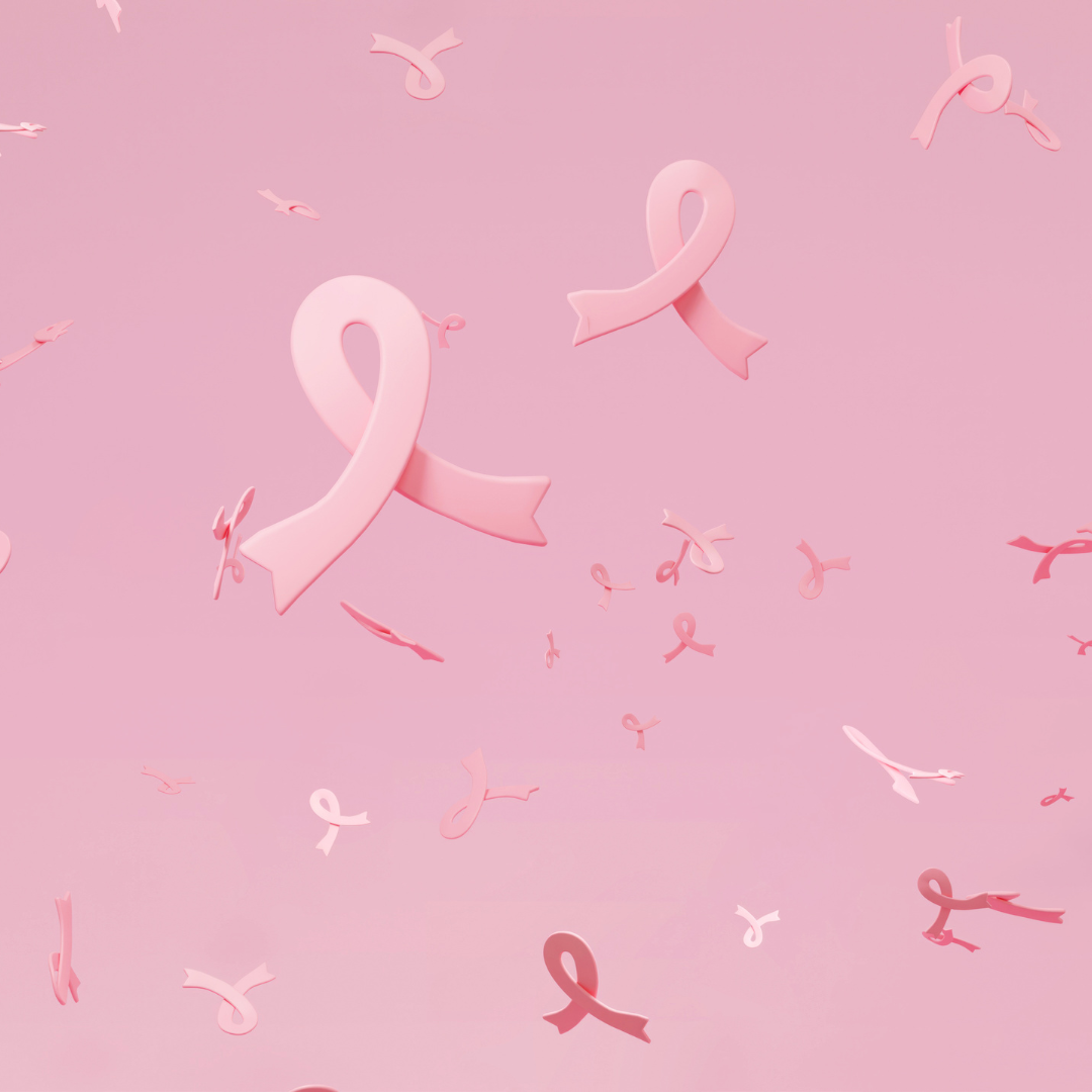 Rosa band för breats awareness month 